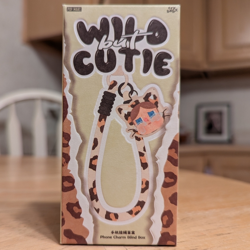 Wild But Cutie Leopard Print Phone Charm